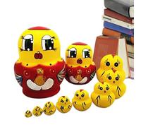 Glugahrif Poupées russes pour adultes - Traditionnellement peintes à la main - Poupées russes faites à la main - Décoration de salon, cheminée, chambre d'enfant, chambre à coucher, étagère d'entrée