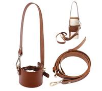Glugahrif Sangle pour Bouteille d'eau | Porte-Bouteille d'épaule - Bandoulière antidérapante réutilisable légère pour Camping, troisième âge, Transport Quotidien, Gymnastique, randonnée