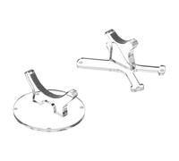 Glugahrif Support pour batte de baseball | Double présentoir pour batte de softball | Organisateur avec tige acrylique pour équipement de softball de 20 cm, support de décoration pour la maison et