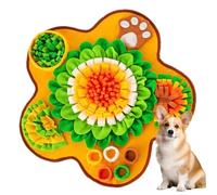 Glugahrif Tapis à renifler - Tapis de recherche de nourriture pour animaux de compagnie - Tapis de recherche de chien résistant aux morsures pour favoriser le cerveau, l'entraînement cognitif et la