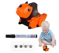 Glugahrif Toys de Dinosaure à Pied pour Gamin, Jouet de Dinosaure à Pied,Toy Robot Dinosaure | Robot d'animaux à Pied interactif avec de la Musique pour la Maison, l'école ou Le Plein air
