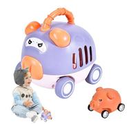 Glugahrif Voitures de recul - Véhicule interactif pour - Voiture de Jouet appuyée et va pour Salon et Chambre à Coucher activité familiale faveur de fête Jardin d' école Jeu