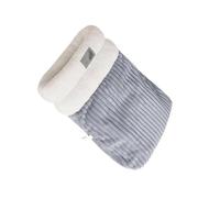 Gluhbirnen Sac de couchage pour chat, grotte douillette pour chat, lit chaud et confortable, sac de couchage pour chat, niche pour chat, convient aux petits chats et chiens jusqu'à 3 kg, M, 44 x 37 x