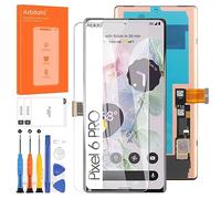 GLUOG Écran OLED pour Google Pixel 6 Pro Écran LCD de rechange pour Pixel 6 Pro G8VOU, Digitizer Assemblée Pièces de réparation (noir)
