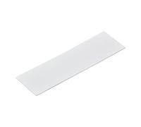 GLUSKE Lot de 500 blocs de vitrage GL-SV 100 x 40 x 1 mm, en plastique blanc, 500 pièces | Cales de rondelle - Plaquettes d'écartement