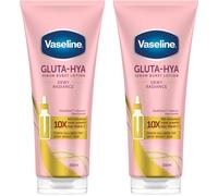 Gluta-Hya Dewy Radiance Lotion Hydratante Serum Burst Avec Antioxydants Pour Une Peau Douce Et Radieuse, 2 × 200 Ml