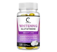 Glutathion blanchissant 500 mg (120 gélules), complément alimentaire, peau, visage, poids