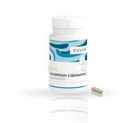 Glutathion - CUURE - Antioxydant Liposomal Liposovit® - +50% Glutathion Pur - Protection Cellulaire & Immunité - Haute Biodisponibilité - 60 Jours - 1 Gélule/Jour - Vegan