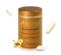 Glutathion liposomal, Goldman Laboratories - Biodisponibilité maximale 2 Gélules 300 mg - Gélule antioxydante de glutathion - radicaux libres - 100% végétalien et végétarien - Libération lente