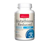Glutathion réduit 500 mg, sans OGM, sans gluten, 120 gélules végétaliennes