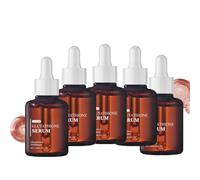 Glutathion Sérum éclaircissant à l'acide hyaluronique aide à réduire les taches brunes, à équilibrer le teint et les ridules, sérum hydratant pour le visage - Léger et rapide (5 pièces)