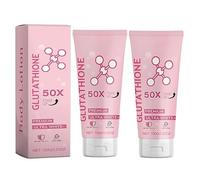 Glutathione 50x Tone Up Body Lotion, Moisturizing Body Lotion for Skin,Glutathione Body Lotion,Moisturizing and Soft Skin All Over Body Scented Body Lotion (2 pcs)