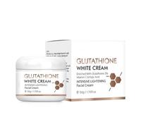 Glutathione face cream,Crème de Blanchiment du Visage Glutathione,Améliore le teint terne, Éclaircit le teint, Hydrate le visage 1PC