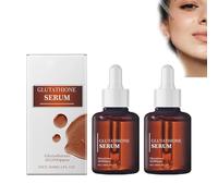 Glutathione Serum with 20,000ppm Glutathione,Niacinamide and Hyaluronic Acid,Improve Skin Elasticity (30ml, 2 Pcs)