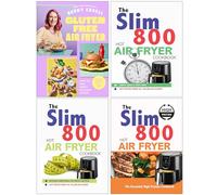 Gluten Free Air Fryer, The Slim 800 Hot Air Fryer Simply Quick & Fast Food, Hot Air Fryer Recipe Cookbook & The Essential High Protein Cookbook 4 Books Collection Set