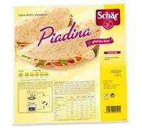 Schär Gluten Free Piadina avec huile d'olive extra vierge et huile de tournesol sans gluten 240 g Contient 3 piadines