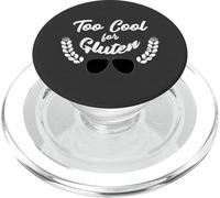Gluten Free Too Cool for Gluten Intolerance Celiac PopSockets PopGrip pour MagSafe