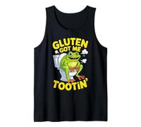 Gluten Got Me Tootin Funny Gluten Intolerant Humor Débardeur
