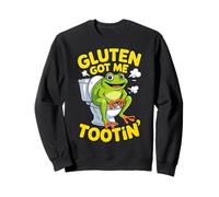 Gluten Got Me Tootin Funny Gluten Intolerant Humor Sweatshirt