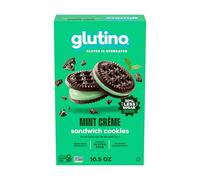 Glutino Biscuits sandwich sans gluten à la menthe - Collations sans gluten - 300 ml
