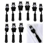 Glvomazty Reparation Fermeture Eclair Kit de Réparation de Fermeture éclair Universelle Zip Fermeture Eclair pour Vêtements, Sacs à Dos, Valises (B)