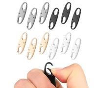 Glvomazty Reparation Fermeture Eclair Kit de Réparation de Fermeture éclair Universelle Zip Fermeture Eclair pour Vêtements, Sacs à Dos, Valises (D)