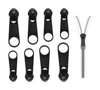 Glvomazty Reparation Fermeture Eclair Kit de Réparation de Fermeture éclair Universelle Zip Fermeture Eclair pour Vêtements, Sacs à Dos, Valises (G)