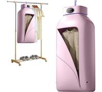 GLWJXSD Sèche-Linge électrique avec minuterie, avec Sac étanche, Mini sèche-Linge Chauffant intérieur Compact, sèche-Linge Pliable Multifonctionnel pour ménage 600W,A