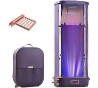GLWJXSD Sécheuse Portable À Domicile, Sèche-Linge Entièrement Automatique 800W avec Porte-Serviettes Intégré, Machine À Repasser Les Vêtements De Ménage Et Le Tissu