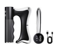 Glwria Fascia Massager, 4 en 1 Masseur Anti-Cellulite Électrique avec Chaleur et EMS, Vibration, 3 modes et 3 niveaux, Pistolet de massage, Masseur portable pour visage, cou, dos, bras, jambes