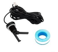GLXFLORP Interrupteur de débit de piscine avec ailette magnétique en plastique, compatible avec les systèmes de bain de sel pour une surveillance précise du débit et une protection du système (bleu)