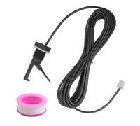 GLXFLORP Interrupteur de débit de piscine avec ailette magnétique en plastique, compatible avec les systèmes de bain de sel pour une surveillance précise du débit et une protection du système (rose)