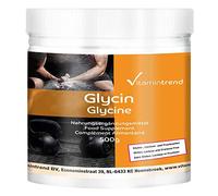 Glycine - 100% pure sans additifs - Acide aminé - Paquet familial pour plus de 5 mois - 500g poudre | Vitamintrend