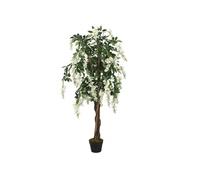 Glycine artificielle 840 feuilles 150 cm vert et blanc