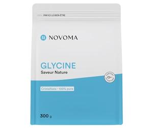 Glycine Cristallisée en Poudre - Saveur Nature, Sachet de 300 g - 2 Mois