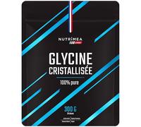 GLYCINE - Poudre de Glycine Cristallisée - Acide Aminé Vegan 100% Pur - Articulations, Tendons, Ligaments - Synthèse du Collagène - Aide au Sommeil - 300 g - Nutrimea - Fabriqué en France