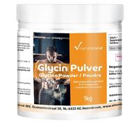 Glycine pure en poudre - 1 kg sans additifs, acide aminé protéinogène - hautement dosé - suppléments d'Allemagne | Vitamintrend