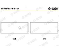 GLYCO 71-4567/4 STD Coussinet de bielle pour MITSUBISHI