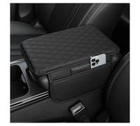 GLYGLY Coussin d'Accoudoir Voiture pour Renault Espace Grand Espace Initiale Paris 4/Grand 5, Cuir Console Centrale Protéger Pad Intérieur Accessoires Imperméable Confortables,A/Black