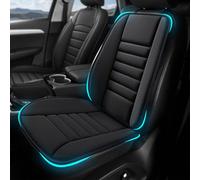 GLYGLY Coussin Siege Voiture pour Nissan Juke 2011-2024, Coussin Voiture Conducteur Protection Siege Auto avec Dossier Siège Avant Antidérapant,Black