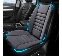 GLYGLY Coussin Siege Voiture pour Renault Clio 3 Clio 4 Clio 4 RS Clio 5, Coussin Voiture Conducteur Protection Siege Auto avec Dossier Siège Avant Antidérapant,Dark Grey