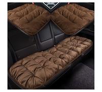 GLYGLY Coussin Voiture Siege pour Peugeot 206 CC SW 207 208 307 CC/3008, Housses de siège Coussin Protecteur Auto Supplies Avant Arrière Housses Respirant,Set of 3 Pieces-Brown