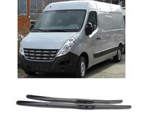 GLYGLY Essuie Glace Avant pour Renault Master 3 Nissan NV400 Movano 2010-2023 26"+26", Essuie-Glace Avant Balais De Pare-Brise Fenêtre De Pare-Brise Essuie Glace