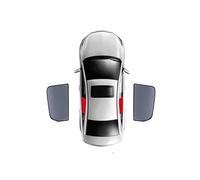 GLYGLY Pare Soleil de Voiture pour VW ID4 2021+, ArrièRe Vitres latérales Pare-Soleils Bloquer Les Rayons UV Accessoires,2 PCS Rear