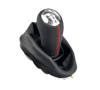 GLYGLY Pommeau de Levier de Vitesses Voiture pour renault scenic ii 2003-2006, Pommeau de Changement de Vitesses Tête de bâton de Vitesse, red wire-+Dust cover