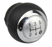 GLYGLY Pommeau de Levier de Vitesses Voiture pour Toyota Corolla AVENSIS YARIS D4D URBAN RAV4 CRUISER SCION, Pommeau de Changement de Vitesses Tête de bâton de Vitesse, Silver cover-5-speed