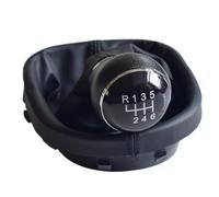 GLYGLY Pommeau de Levier de Vitesses Voiture pour VW Caddy II MK2 2004-2009, Pommeau de Changement de Vitesses Tête de bâton de Vitesse, 6-speed