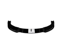 GLYGLY Spoiler Pare-Chocs Avant pour BMW E60 Serie 5 2004-2010 M Sport, Voiture Anti-Collision Lame Séparation Lèvre Canard Inférieure Pare-Chocs Protection,A-Glossy Black