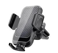 GLYGLY Support Telephone Voiture pour Dacia Sandero Stepway, Porte Téléphone Voiture Grille Aeration Crochet en Acier et 360 Degrés Rotation,C