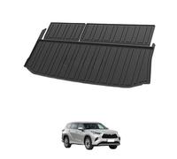 GLYGLY Tapis de Coffre en TPE pour Toyota Highlander 7-Seater 2022-2024, Tapis de Protection pour Chargement Toutes Saisons Accessoire Auto Résistant à l'eau,Speaker on The Left Side of The Trunk